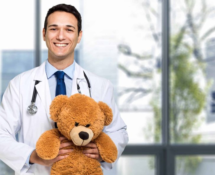 Handsome young doctor portrait